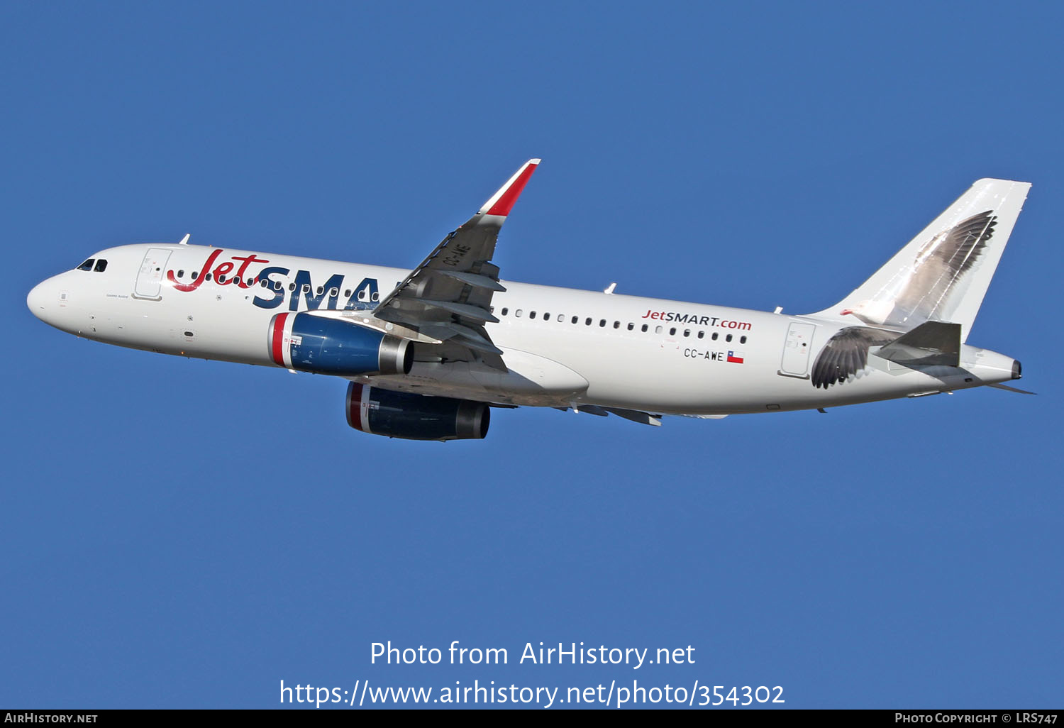 Aircraft Photo of CC-AWE | Airbus A320-232 | JetSmart | AirHistory.net #354302