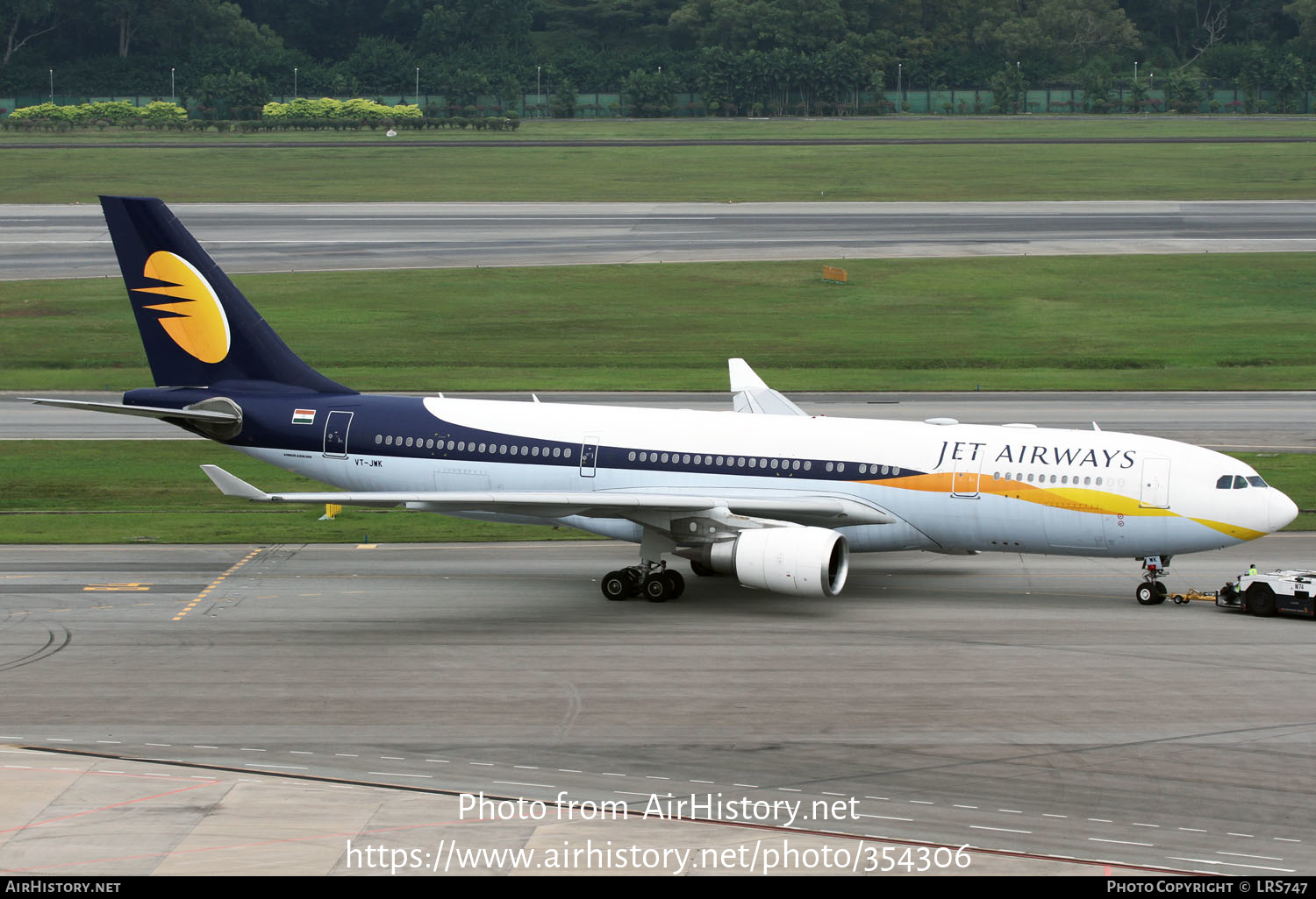 Aircraft Photo of VT-JWK | Airbus A330-202 | Jet Airways | AirHistory.net #354306