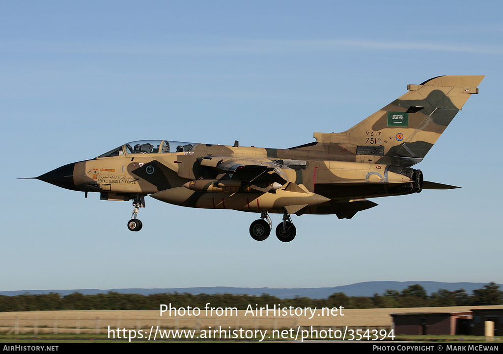 Aircraft Photo of 7513 | Panavia Tornado IDS | Saudi Arabia - Air Force | AirHistory.net #354394