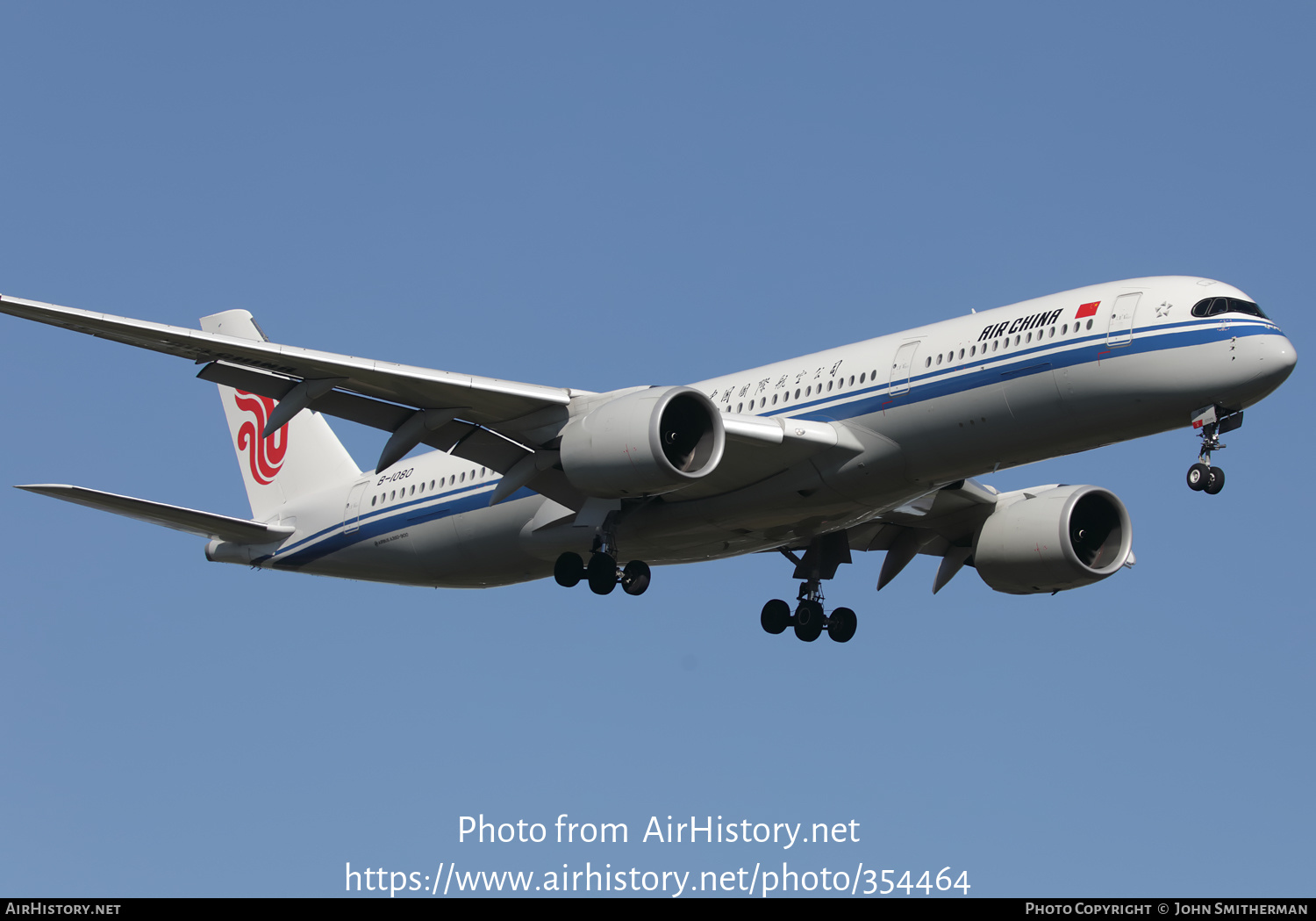 Aircraft Photo of B-1080 | Airbus A350-941 | Air China | AirHistory.net #354464