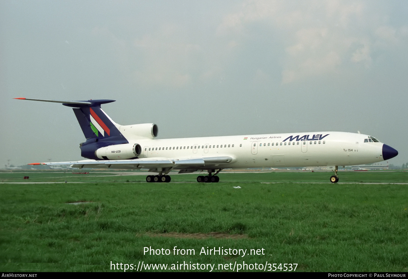 Aircraft Photo of HA-LCO | Tupolev Tu-154B-2 | Malév - Hungarian Airlines | AirHistory.net #354537