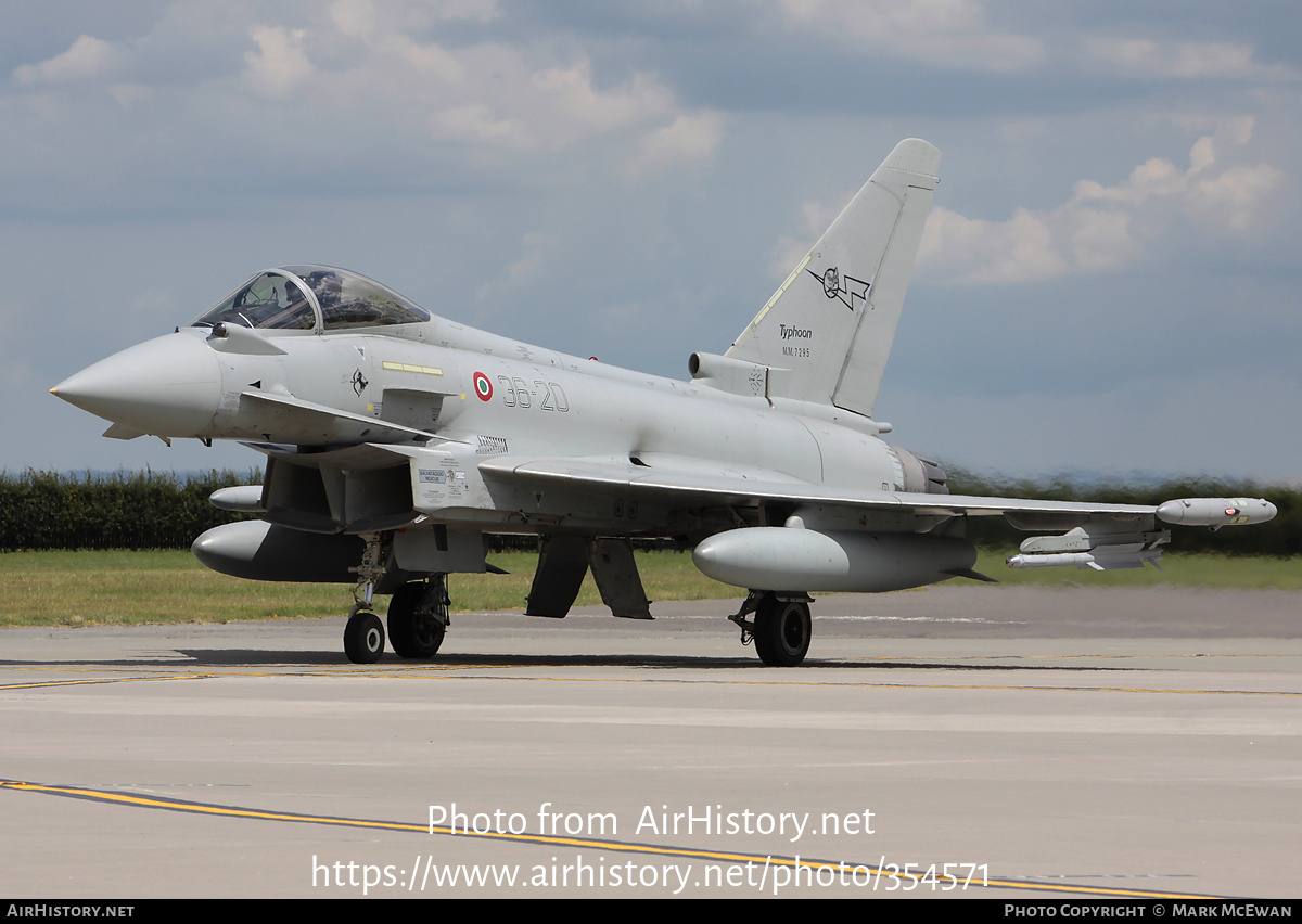 Aircraft Photo of MM7295 | Eurofighter EF-2000 Typhoon S | Italy - Air Force | AirHistory.net #354571