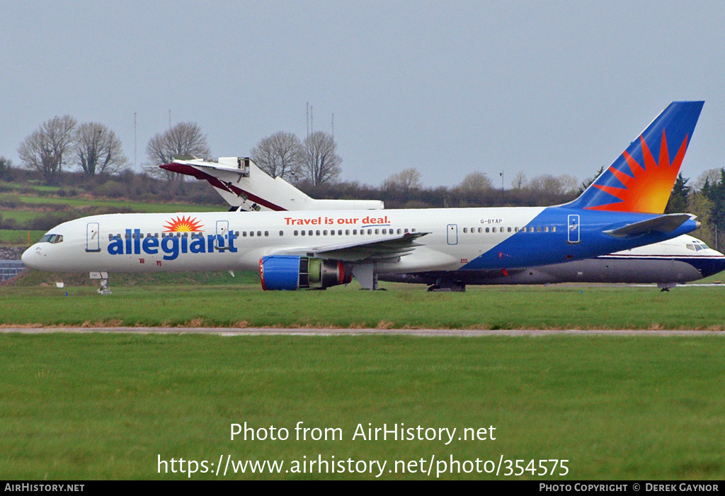 Aircraft Photo of G-BYAP | Boeing 757-204 | Allegiant Air | AirHistory.net #354575