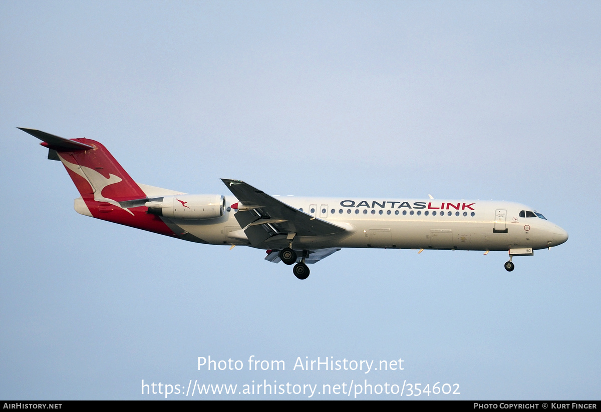 Aircraft Photo of VH-NHQ | Fokker 100 (F28-0100) | QantasLink | AirHistory.net #354602