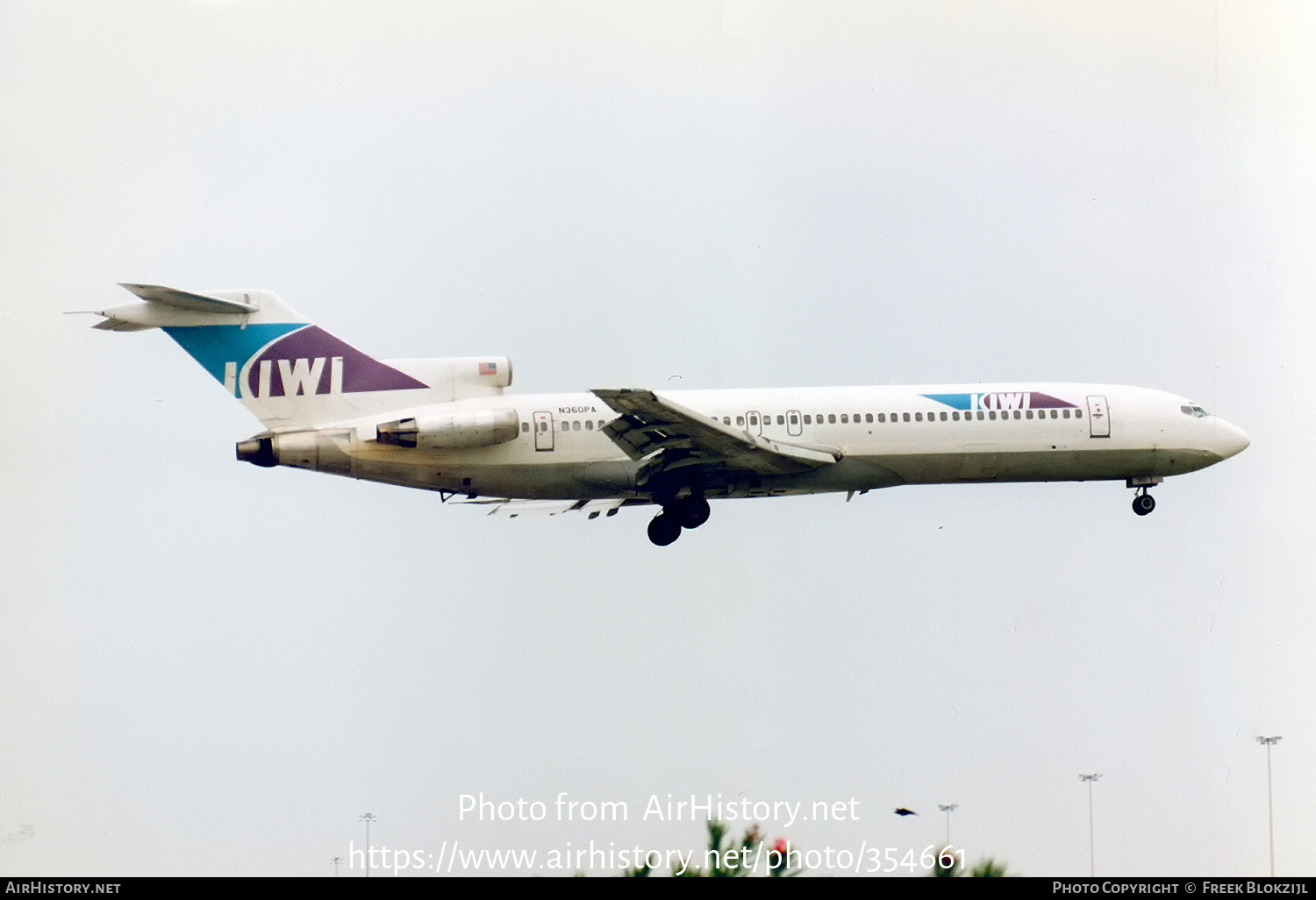 Aircraft Photo of N360PA | Boeing 727-230/Adv | Kiwi International Airlines | AirHistory.net #354661