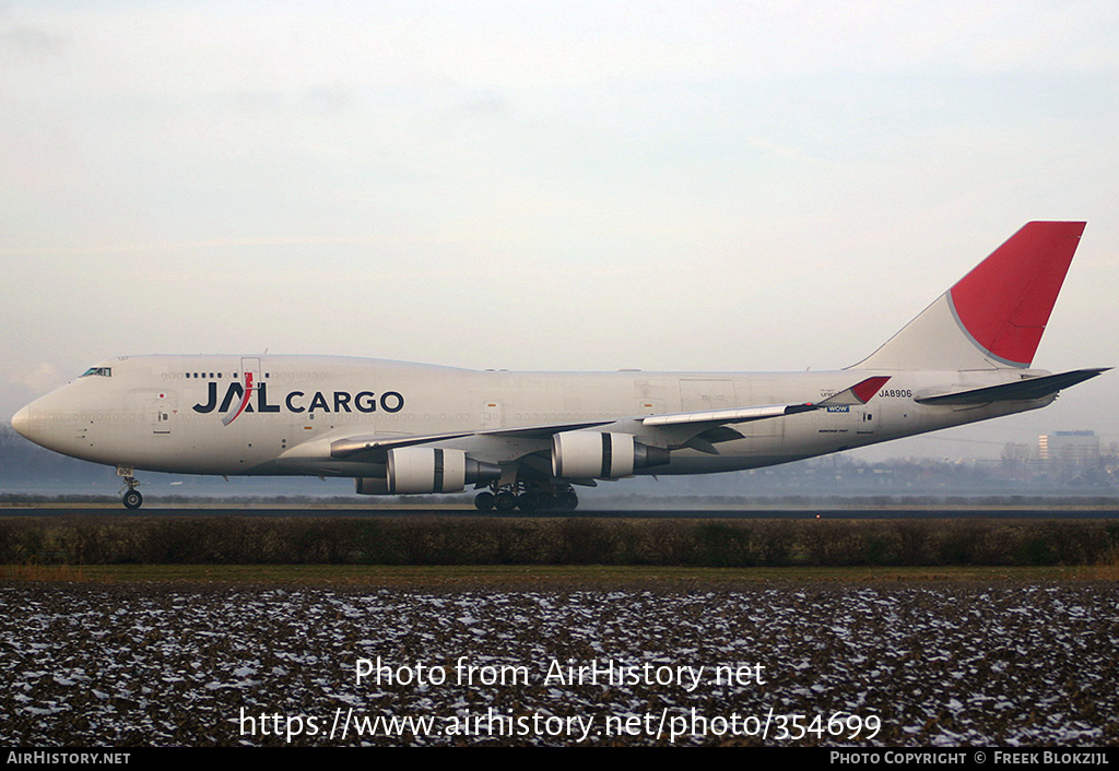 Aircraft Photo of JA8906 | Boeing 747-446(BCF) | Japan Airlines - JAL Cargo | AirHistory.net #354699