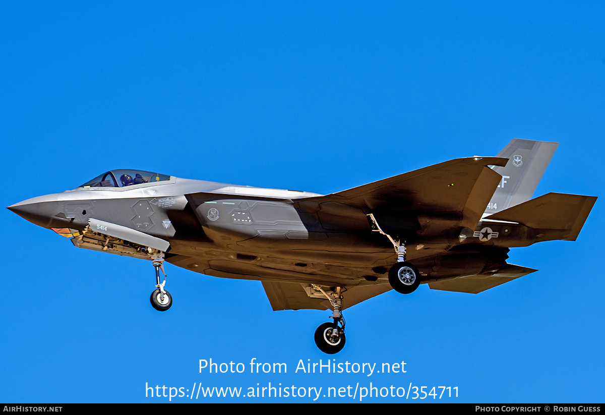 Aircraft Photo of 18-5414 / AT185414 | Lockheed Martin F-35A Lightning II | USA - Air Force | AirHistory.net #354711