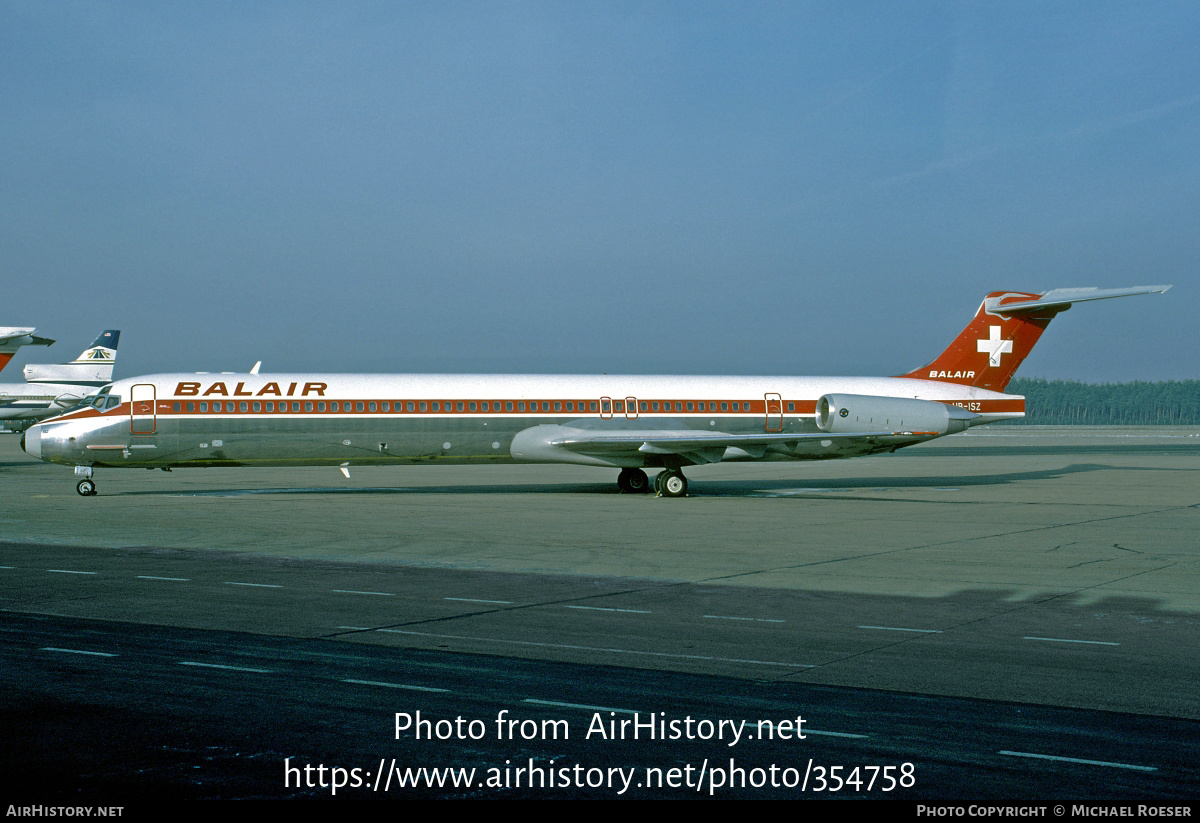 Aircraft Photo of HB-ISZ | McDonnell Douglas MD-83 (DC-9-83) | Balair | AirHistory.net #354758