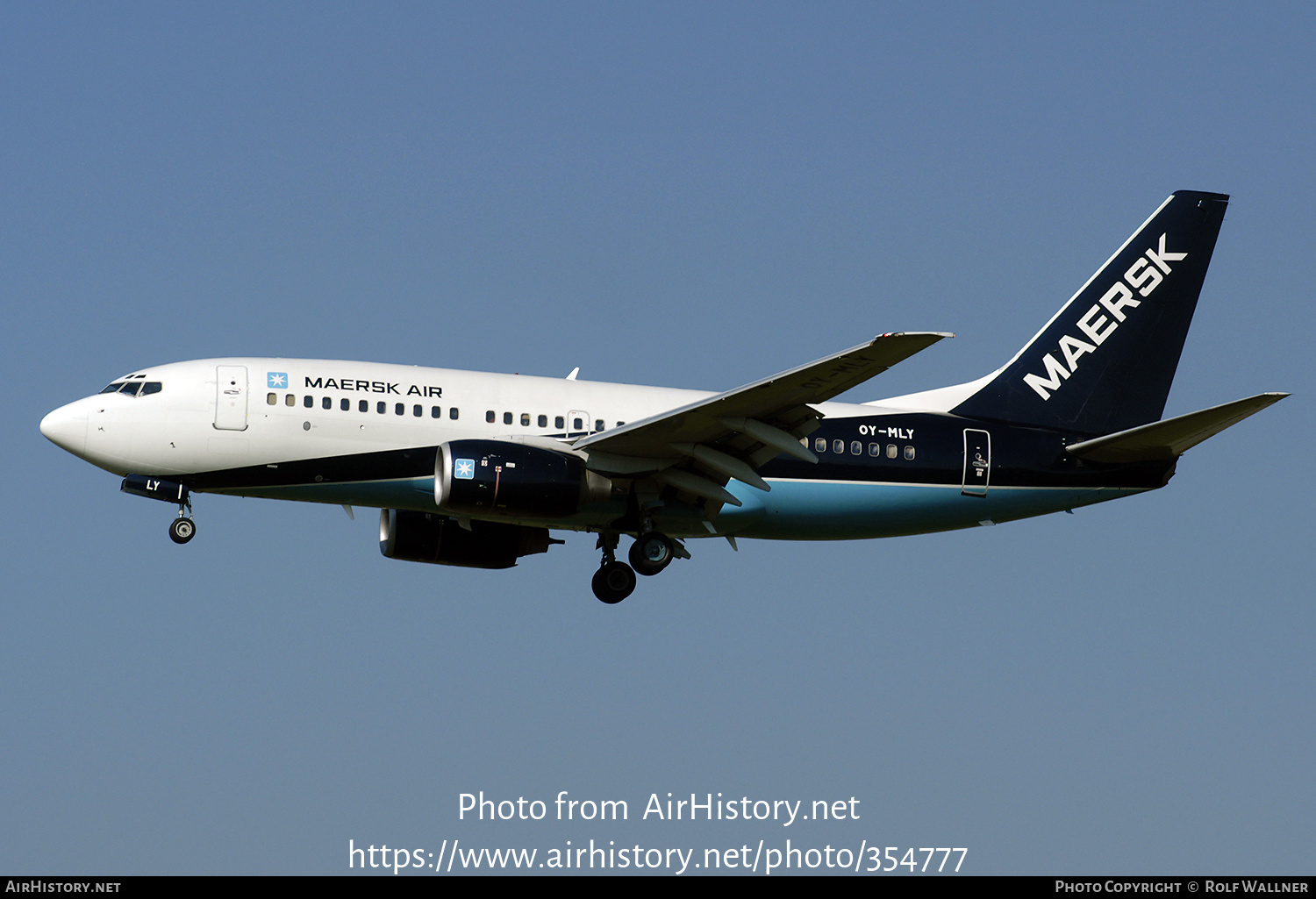 Aircraft Photo of OY-MLY | Boeing 737-73S | Maersk Air | AirHistory.net #354777