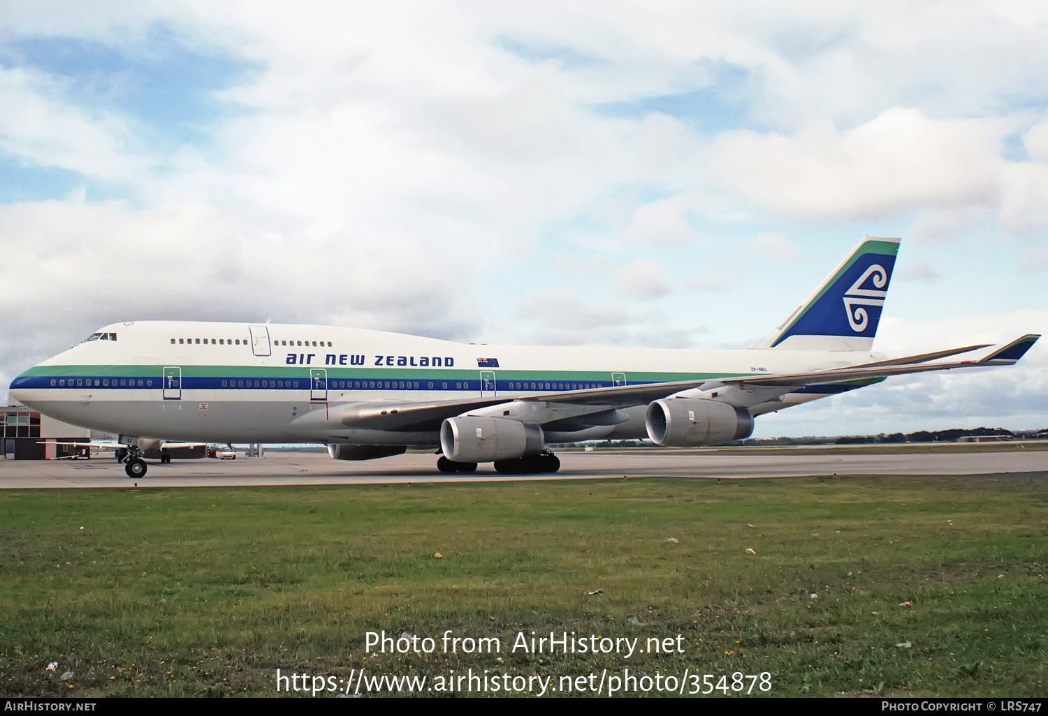 Aircraft Photo of ZK-NBU | Boeing 747-419 | Air New Zealand | AirHistory.net #354878