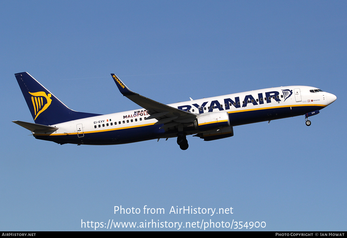 Aircraft Photo of EI-EVV | Boeing 737-8AS | Ryanair | AirHistory.net #354900