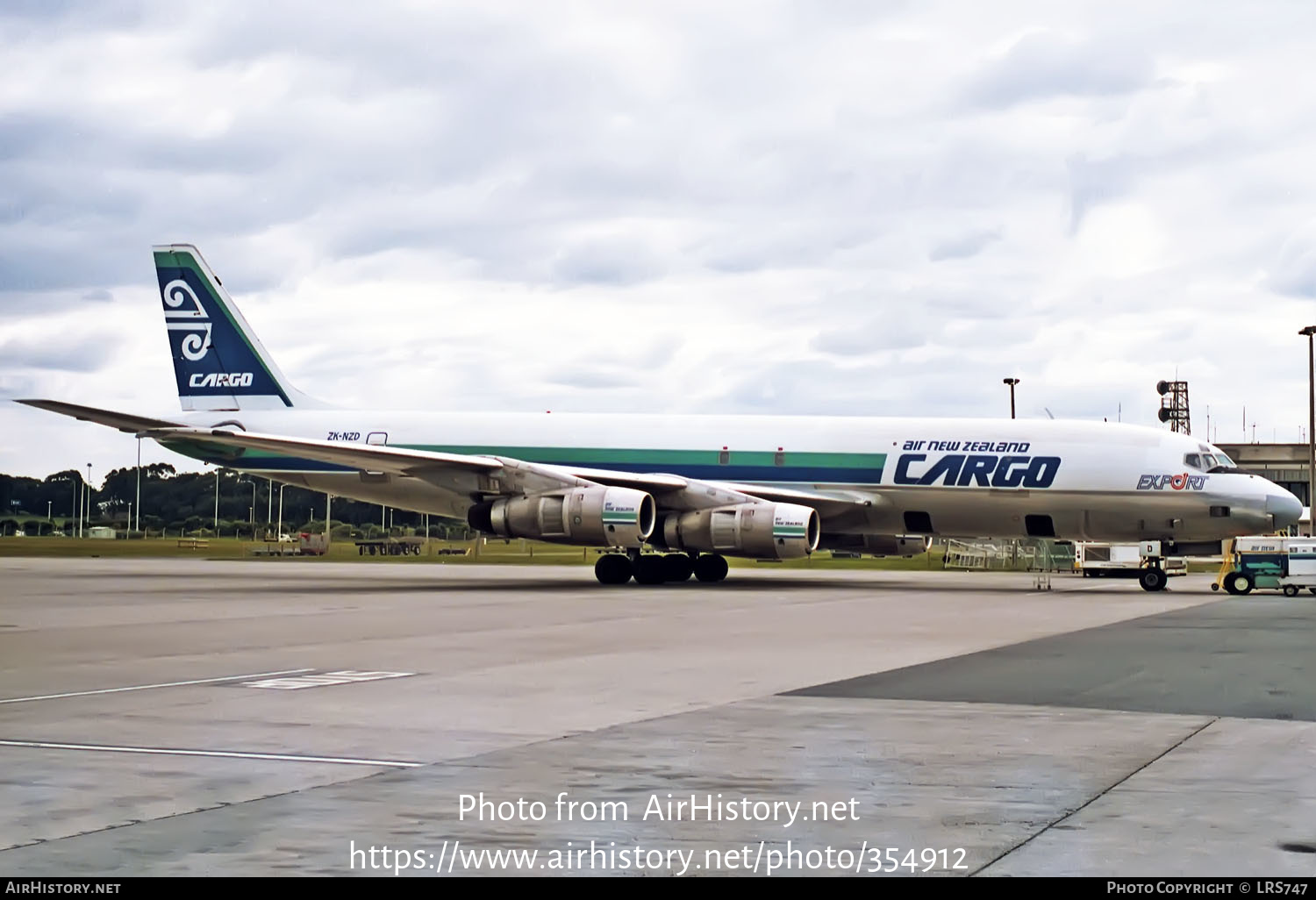 Aircraft Photo of ZK-NZD | McDonnell Douglas DC-8-54(F) | Air New Zealand Cargo | AirHistory.net #354912