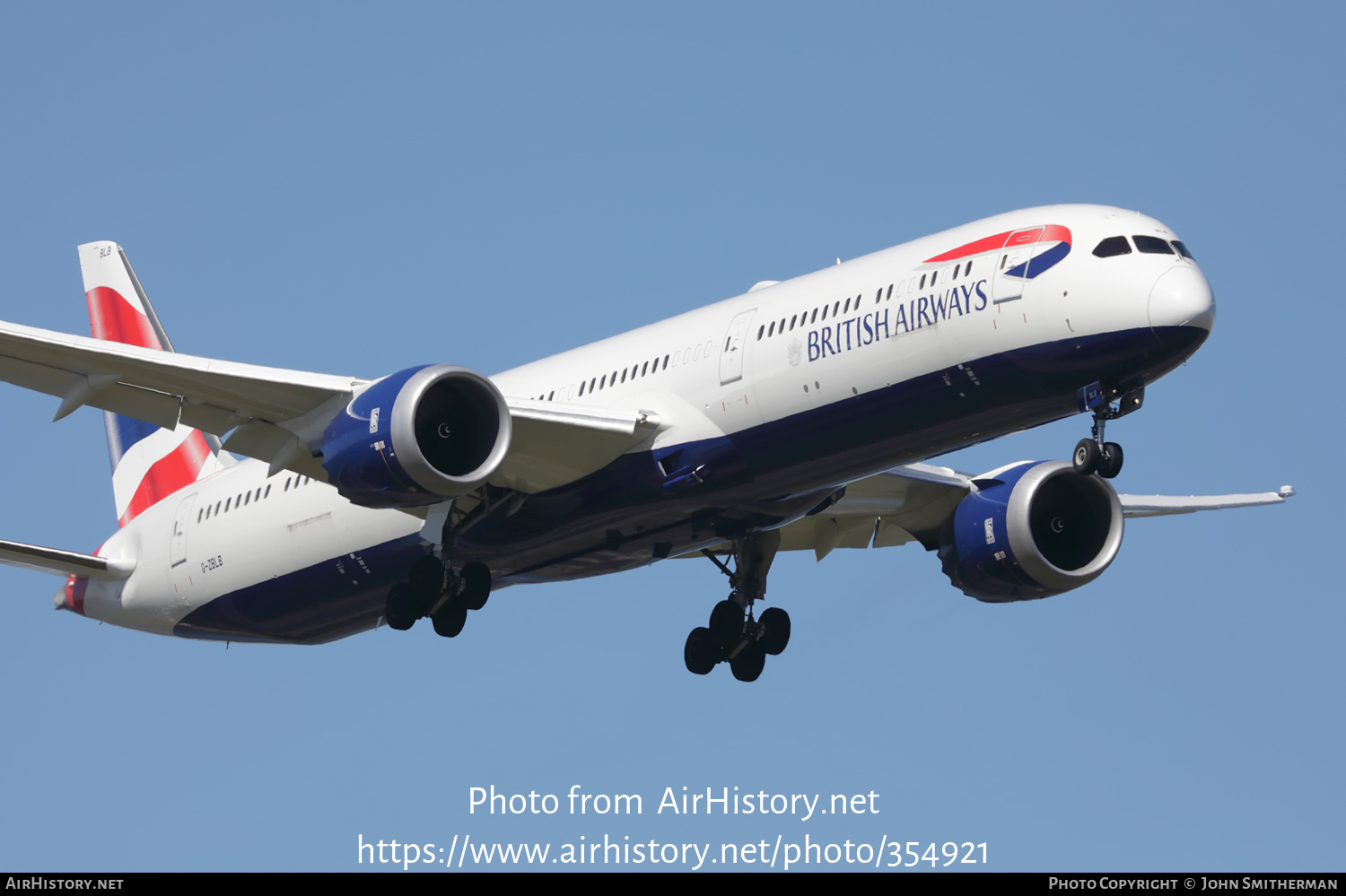 Aircraft Photo of G-ZBLB | Boeing 787-10 Dreamliner | British Airways | AirHistory.net #354921