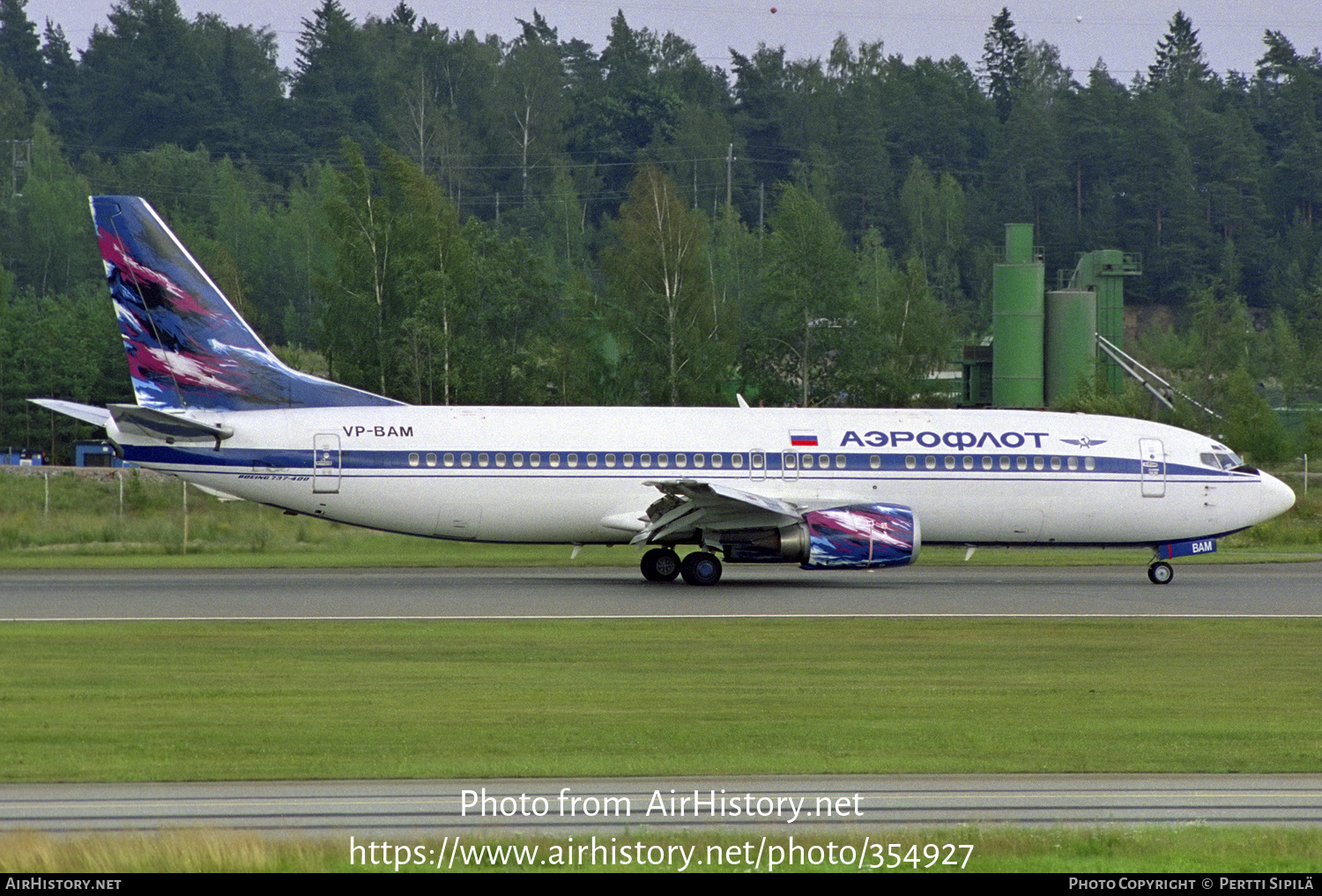 Aircraft Photo of VP-BAM | Boeing 737-4M0 | Aeroflot | AirHistory.net #354927