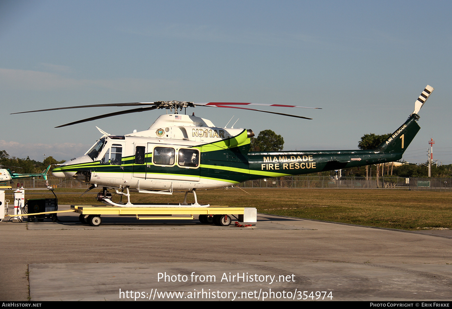 Aircraft Photo of N911AR | Bell 412EP | Miami-Dade Fire Rescue | AirHistory.net #354974