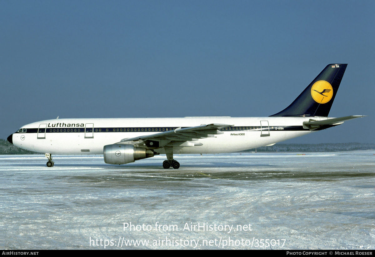 Aircraft Photo of D-AIBA | Airbus A300B4-2C | Lufthansa | AirHistory.net #355017