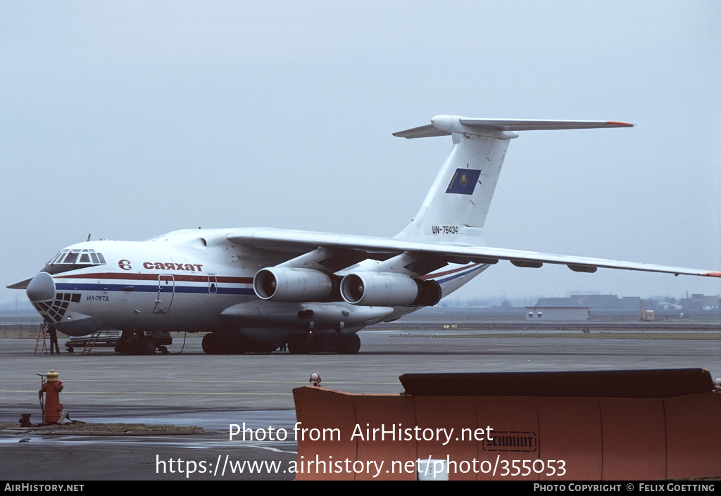 Aircraft Photo of UN-76434 | Ilyushin Il-76TD | Sayakhat Airlines | AirHistory.net #355053