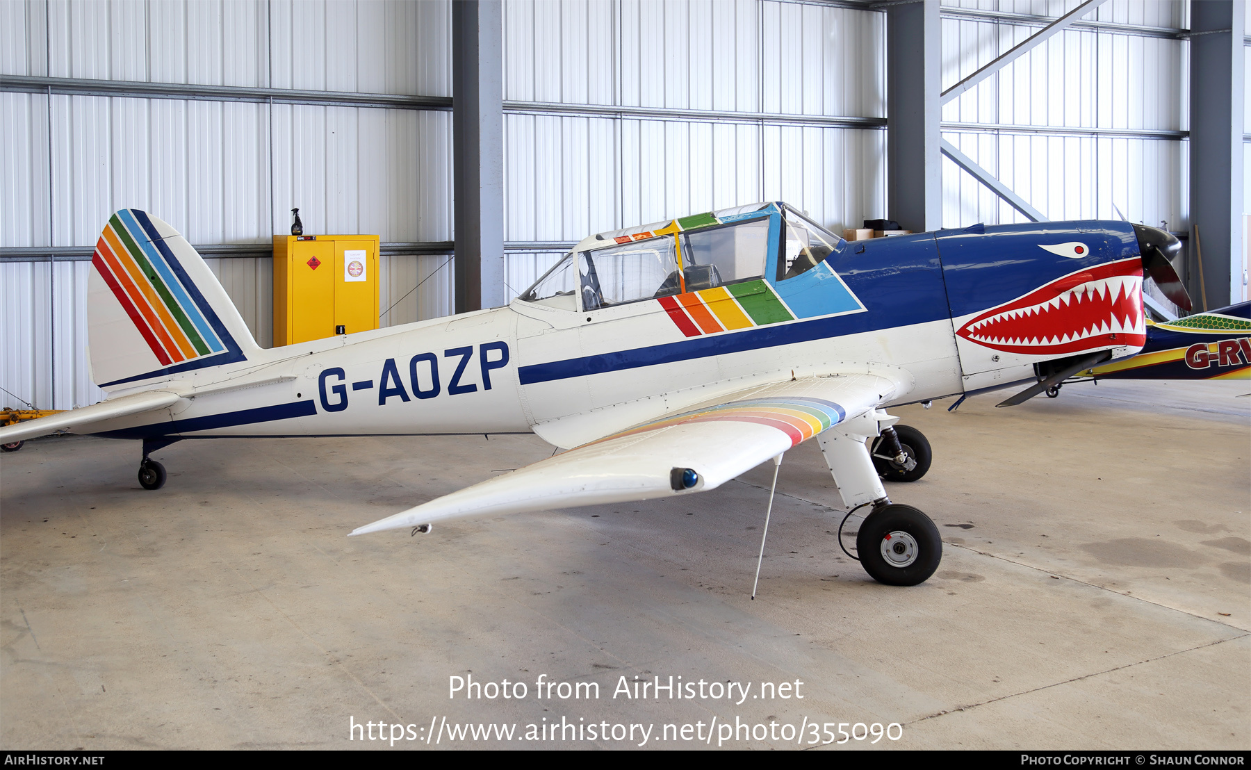 Aircraft Photo of G-AOZP | De Havilland DHC-1 Chipmunk Mk22 | AirHistory.net #355090