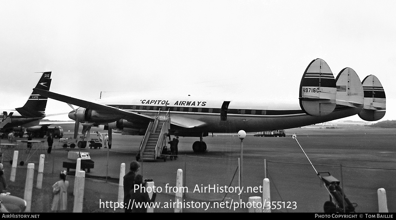 Aircraft Photo of N9716C | Lockheed L-1049E/01 Super Constellation | Capitol Airways | AirHistory.net #355123