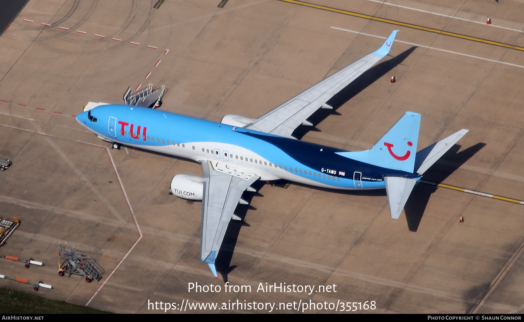 Aircraft Photo of G-TAWD | Boeing 737-8K5 | TUI | AirHistory.net #355168