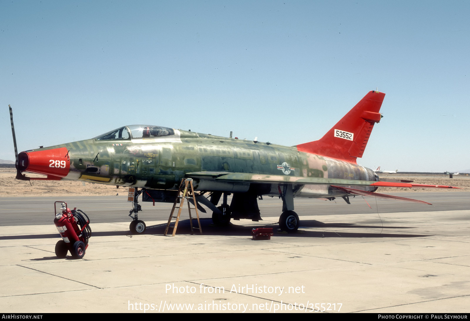 Aircraft Photo of 55-3552 / 53552 | North American QF-100D Super Sabre | USA - Air Force | AirHistory.net #355217