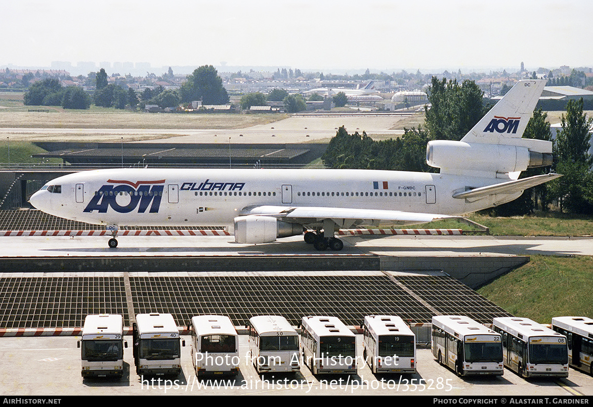 Aircraft Photo of F-GNDC | McDonnell Douglas DC-10-30 | AOM French Airlines | AirHistory.net #355285