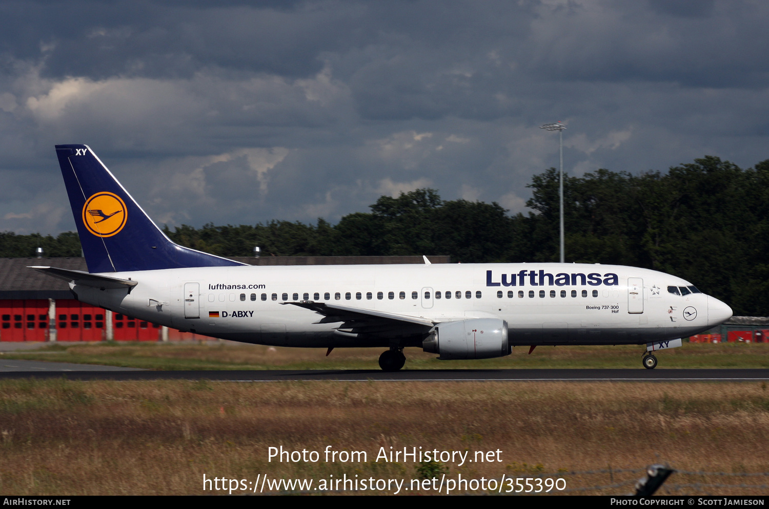 Aircraft Photo of D-ABXY | Boeing 737-330 | Lufthansa | AirHistory.net #355390