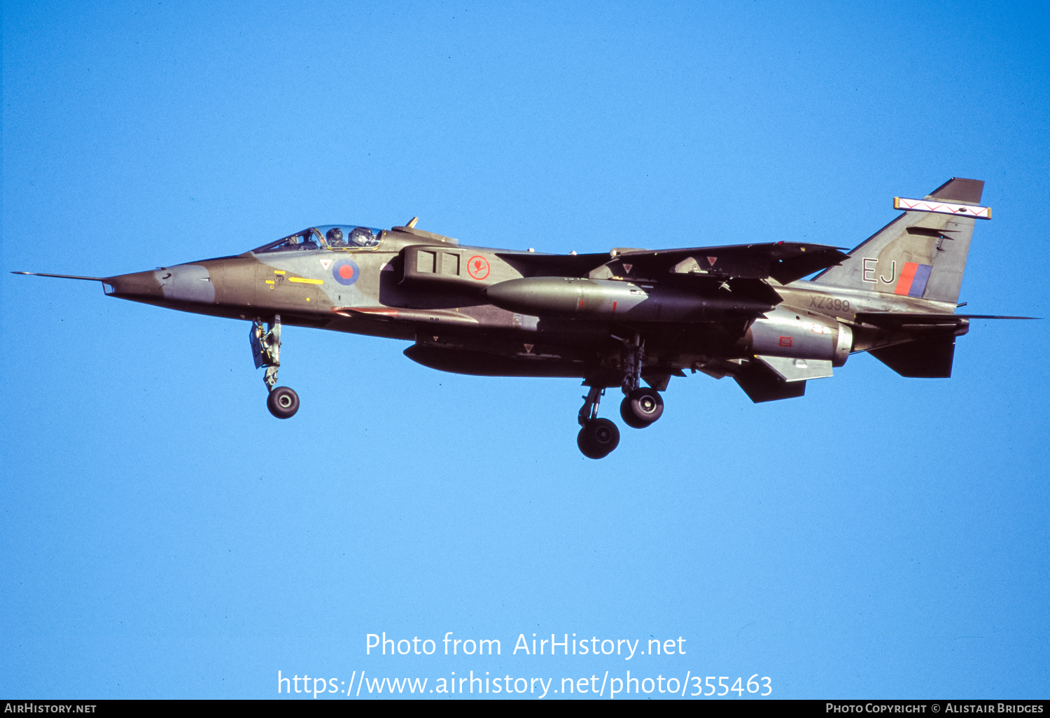 Aircraft Photo of XZ399 | Sepecat Jaguar GR1A | UK - Air Force | AirHistory.net #355463