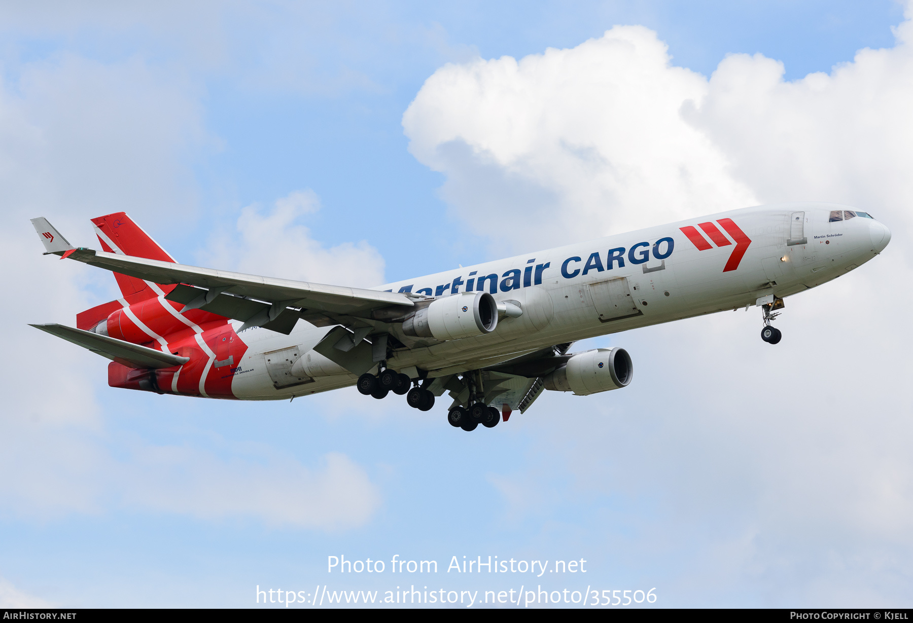 Aircraft Photo of PH-MCW | McDonnell Douglas MD-11F | Martinair Cargo | AirHistory.net #355506