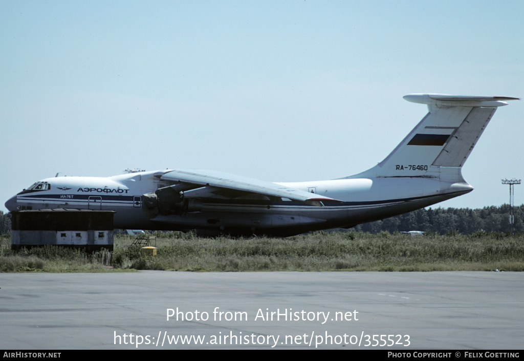 Aircraft Photo of RA-76460 | Ilyushin Il-76T | Aeroflot | AirHistory.net #355523