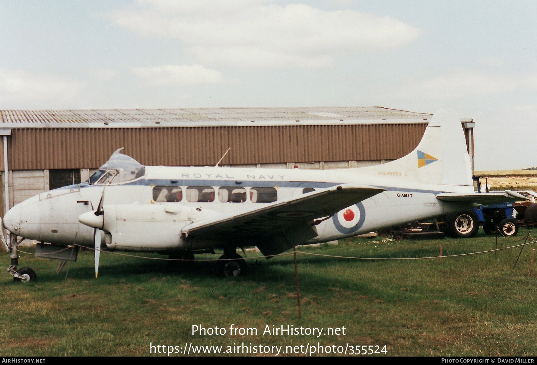 Aircraft Photo of G-AMXT | De Havilland D.H. 104 Devon C20 | UK - Navy | AirHistory.net #355524