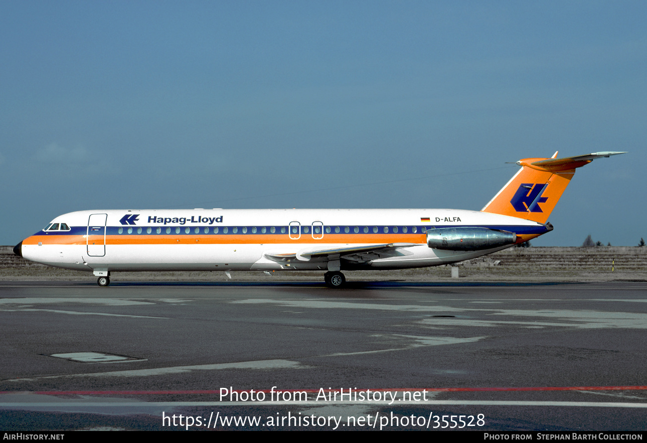 Aircraft Photo of D-ALFA | BAC 111-528FL One-Eleven | Hapag-Lloyd | AirHistory.net #355528