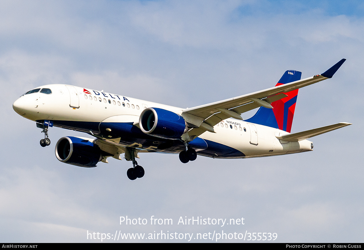 Aircraft Photo of N106DU | Airbus A220-171 (BD-500-1A10) | Delta Air Lines | AirHistory.net #355539