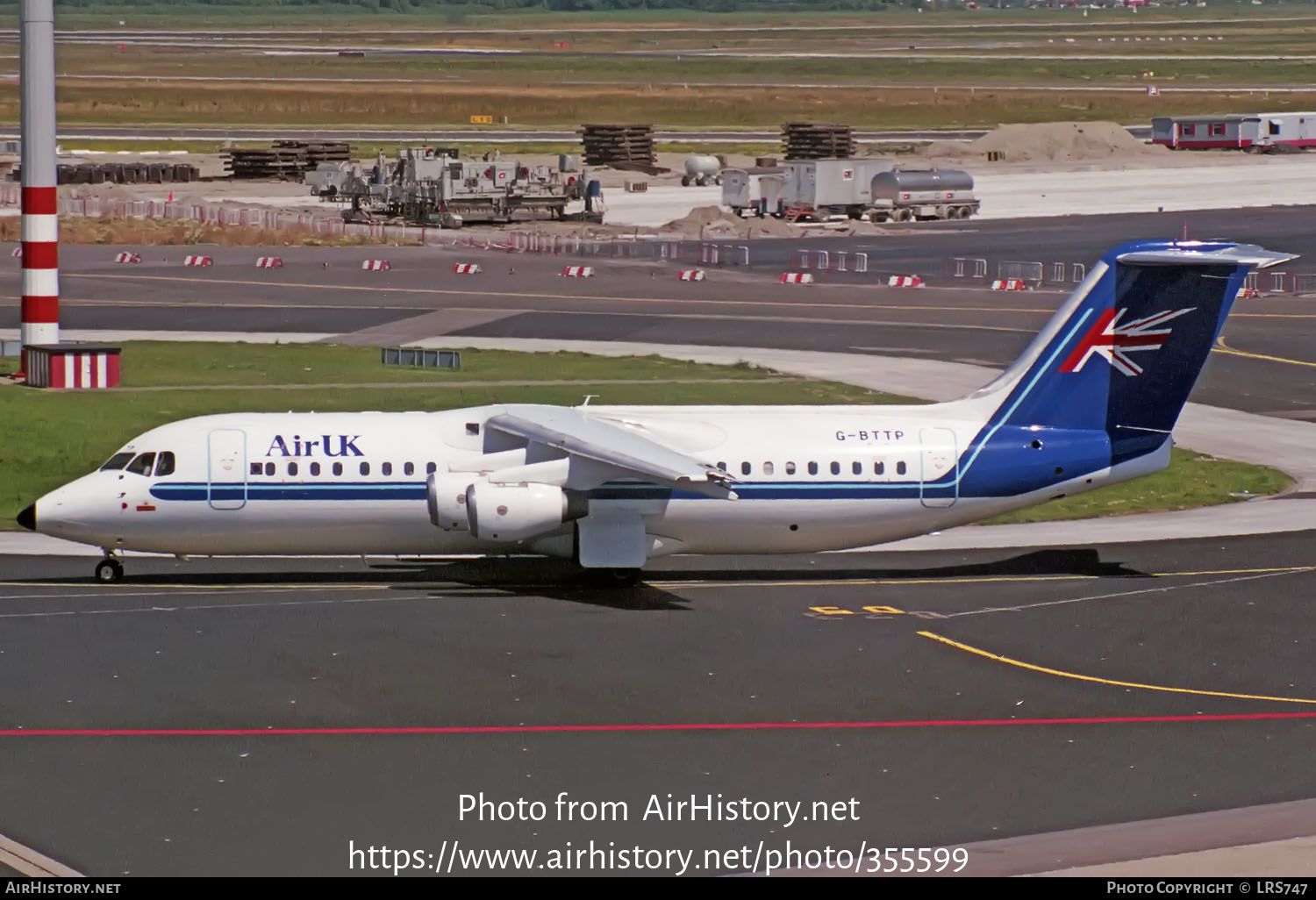 Aircraft Photo of G-BTTP | British Aerospace BAe-146-300 | Air UK | AirHistory.net #355599