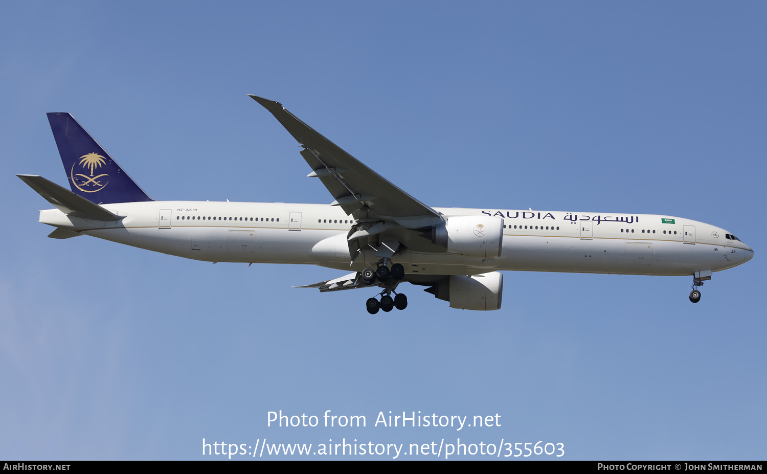 Aircraft Photo of HZ-AK19 | Boeing 777-368/ER | Saudia - Saudi Arabian Airlines | AirHistory.net #355603