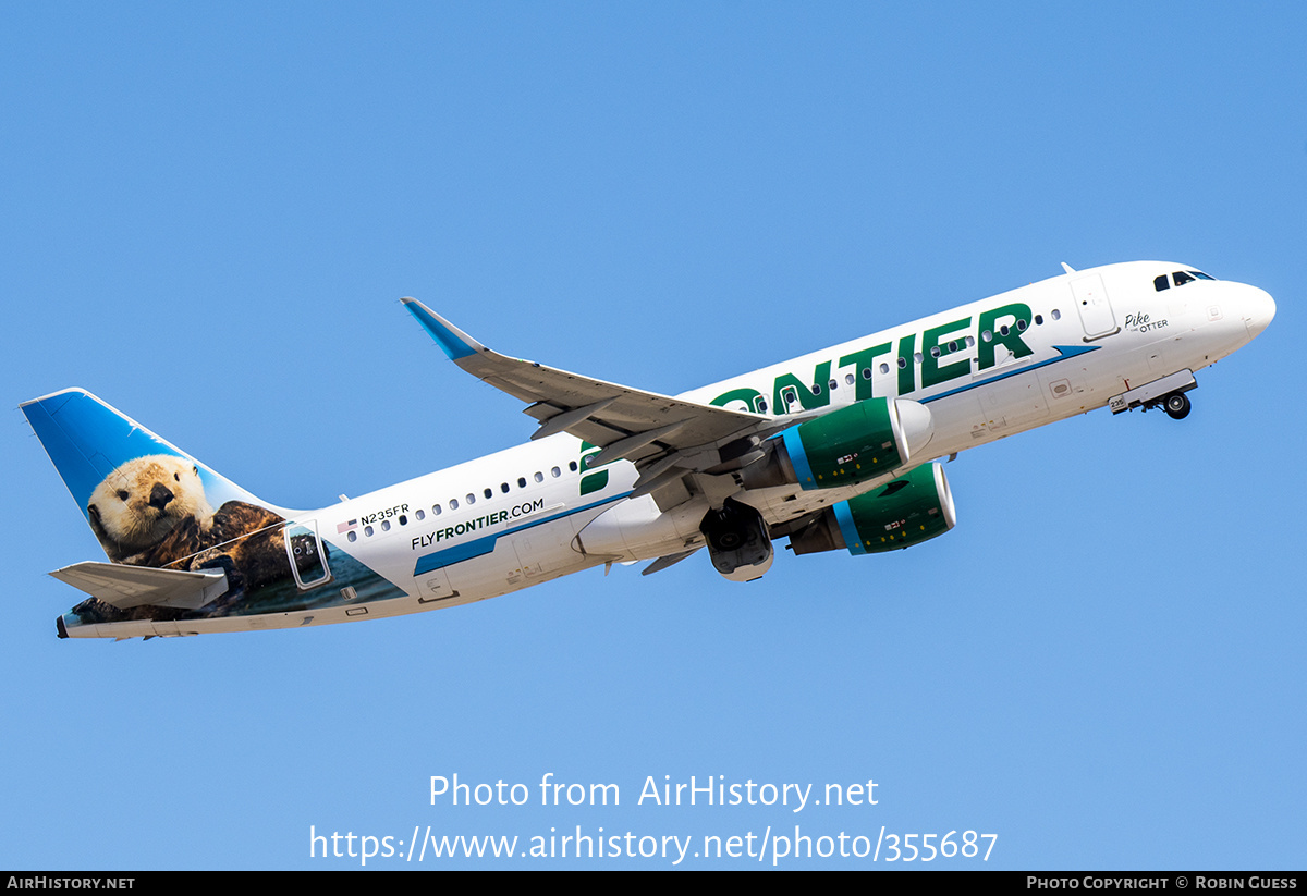 Aircraft Photo of N235FR | Airbus A320-214 | Frontier Airlines | AirHistory.net #355687