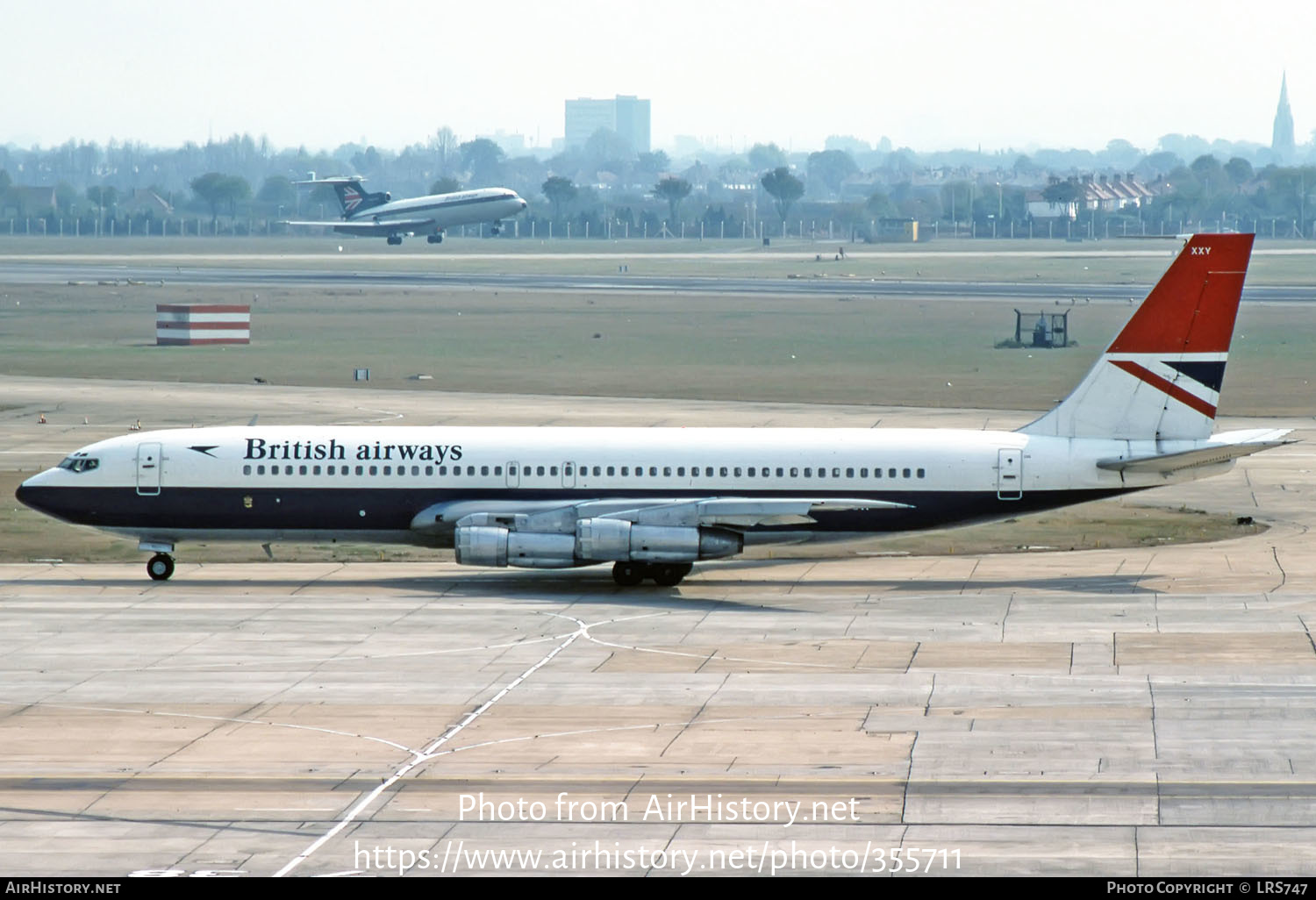 Aircraft Photo of G-AXXY | Boeing 707-336B | British Airways | AirHistory.net #355711