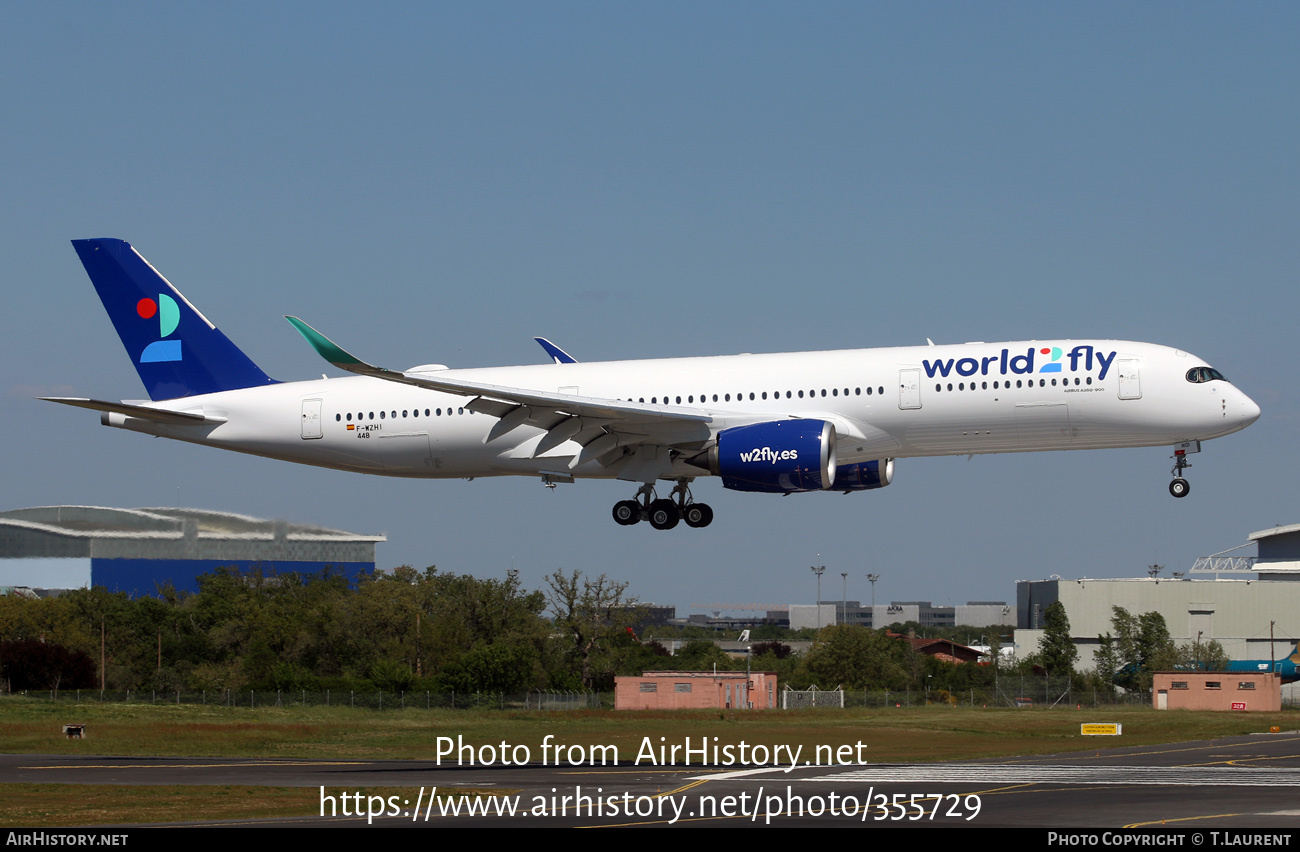 Aircraft Photo of F-WZHI | Airbus A350-941 | World2fly | AirHistory.net #355729