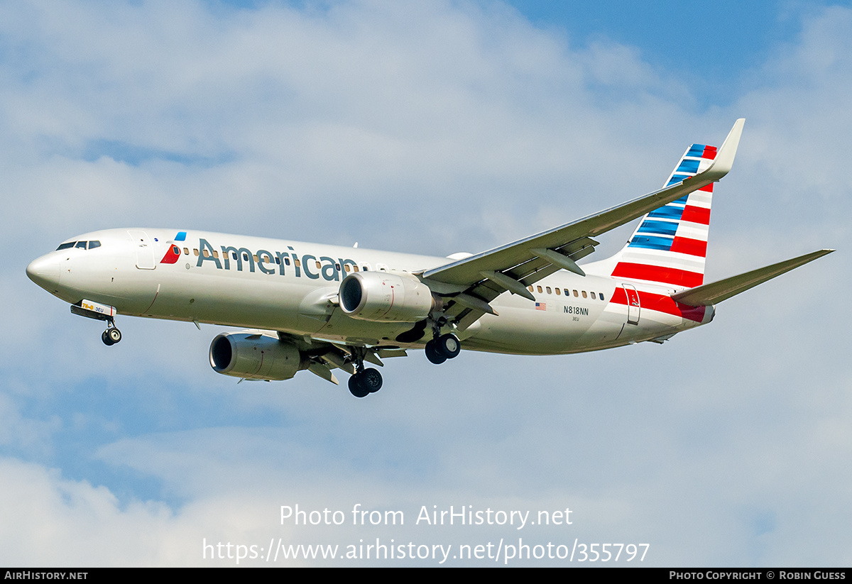 Aircraft Photo of N818NN | Boeing 737-823 | American Airlines | AirHistory.net #355797