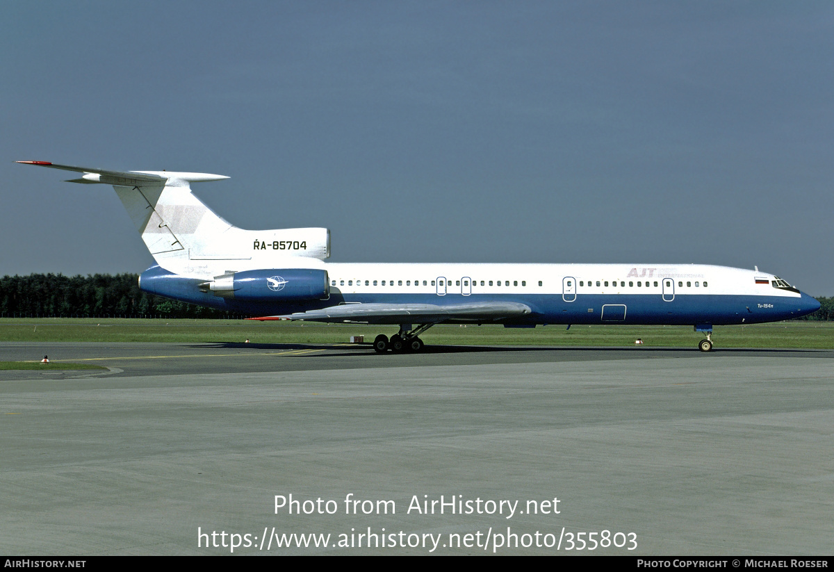 Aircraft Photo of RA-85704 | Tupolev Tu-154M | AJT Air International | AirHistory.net #355803