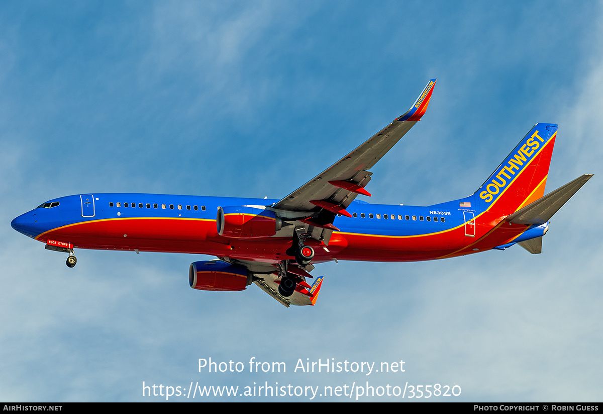 Aircraft Photo of N8303R | Boeing 737-8H4 | Southwest Airlines | AirHistory.net #355820