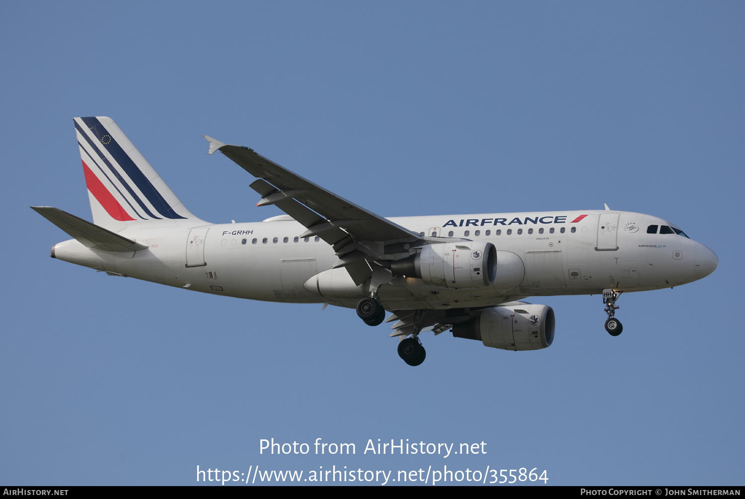 Aircraft Photo of F-GRHH | Airbus A319-111 | Air France | AirHistory.net #355864