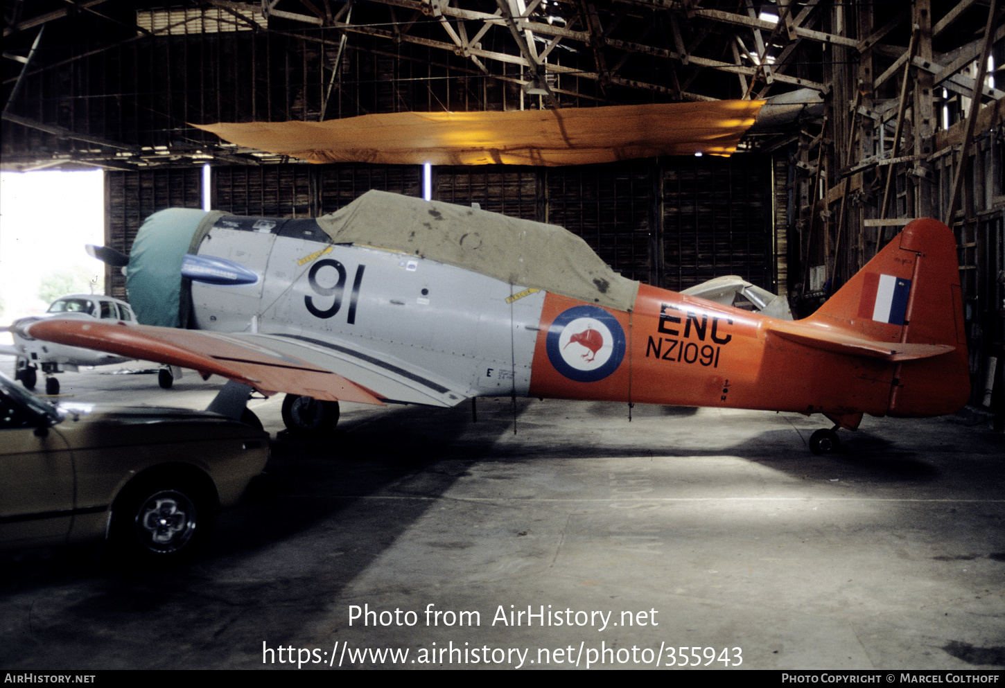 Aircraft Photo of ZK-ENC / ENC / NZ1091 | North American AT-6D Harvard II | New Zealand - Air Force | AirHistory.net #355943