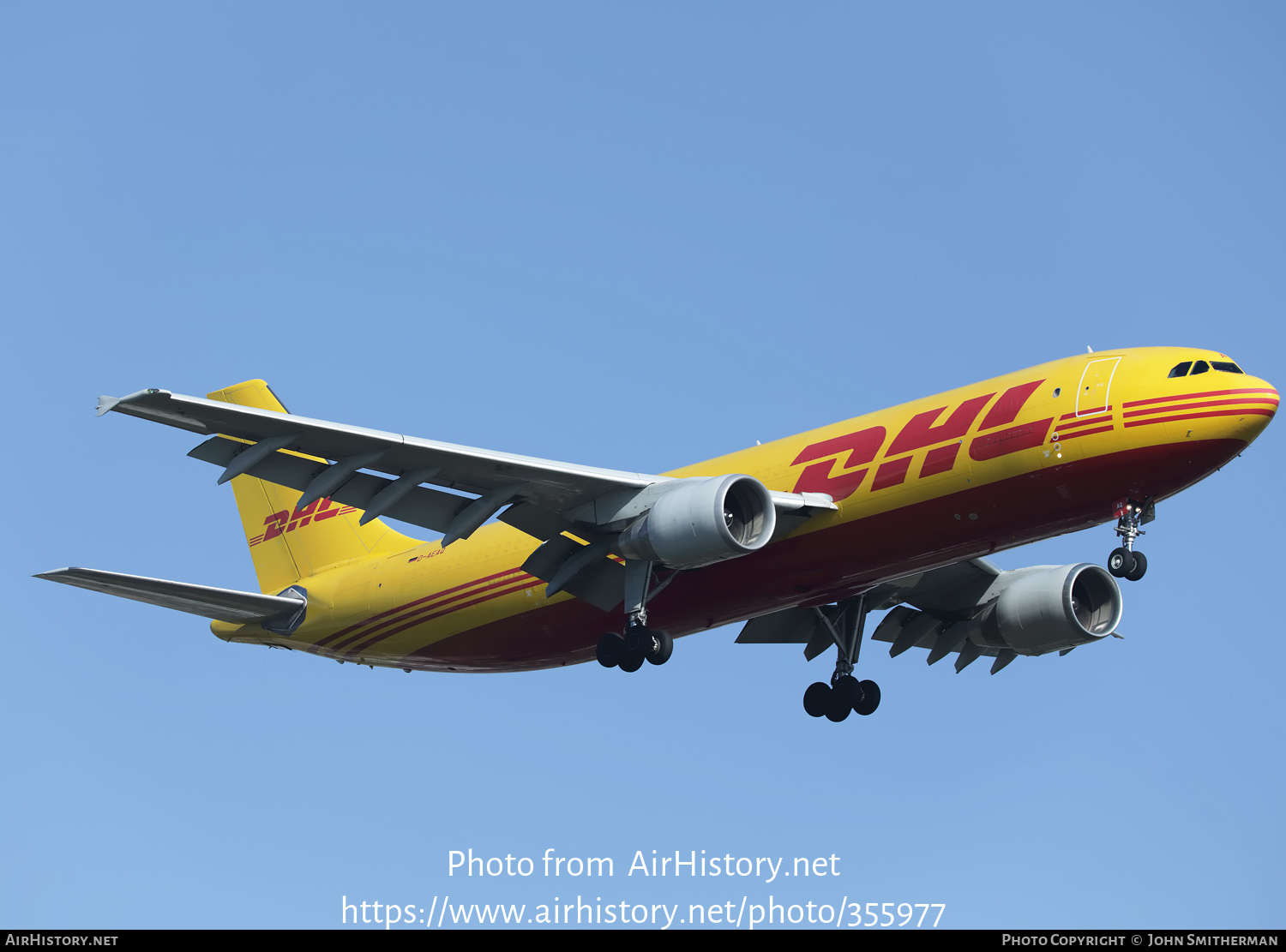 Aircraft Photo of D-AEAQ | Airbus A300B4-622R(F) | DHL International | AirHistory.net #355977