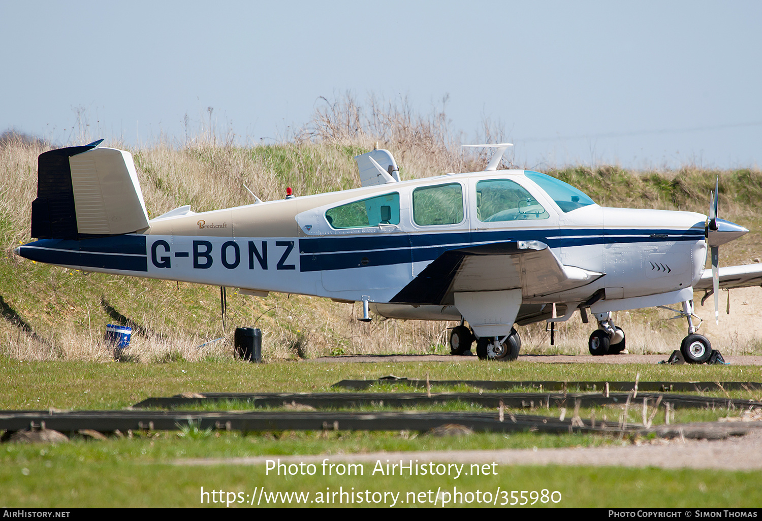 Aircraft Photo of G-BONZ | Beech V35B Bonanza | AirHistory.net #355980