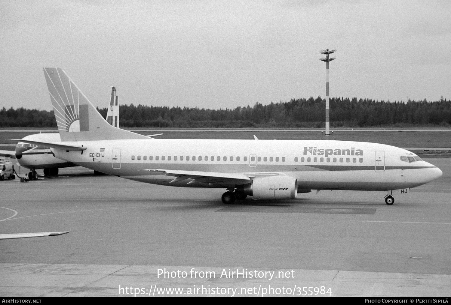 Aircraft Photo of EC-EHJ | Boeing 737-33A | Hispania Líneas Aéreas | AirHistory.net #355984