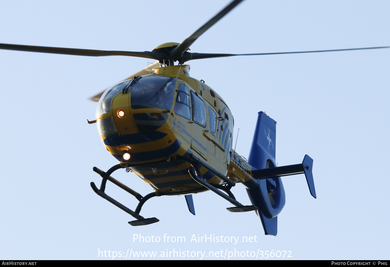 Aircraft Photo of G-NWEM | Eurocopter EC-135T-2 | North West Air Ambulance | AirHistory.net #356072