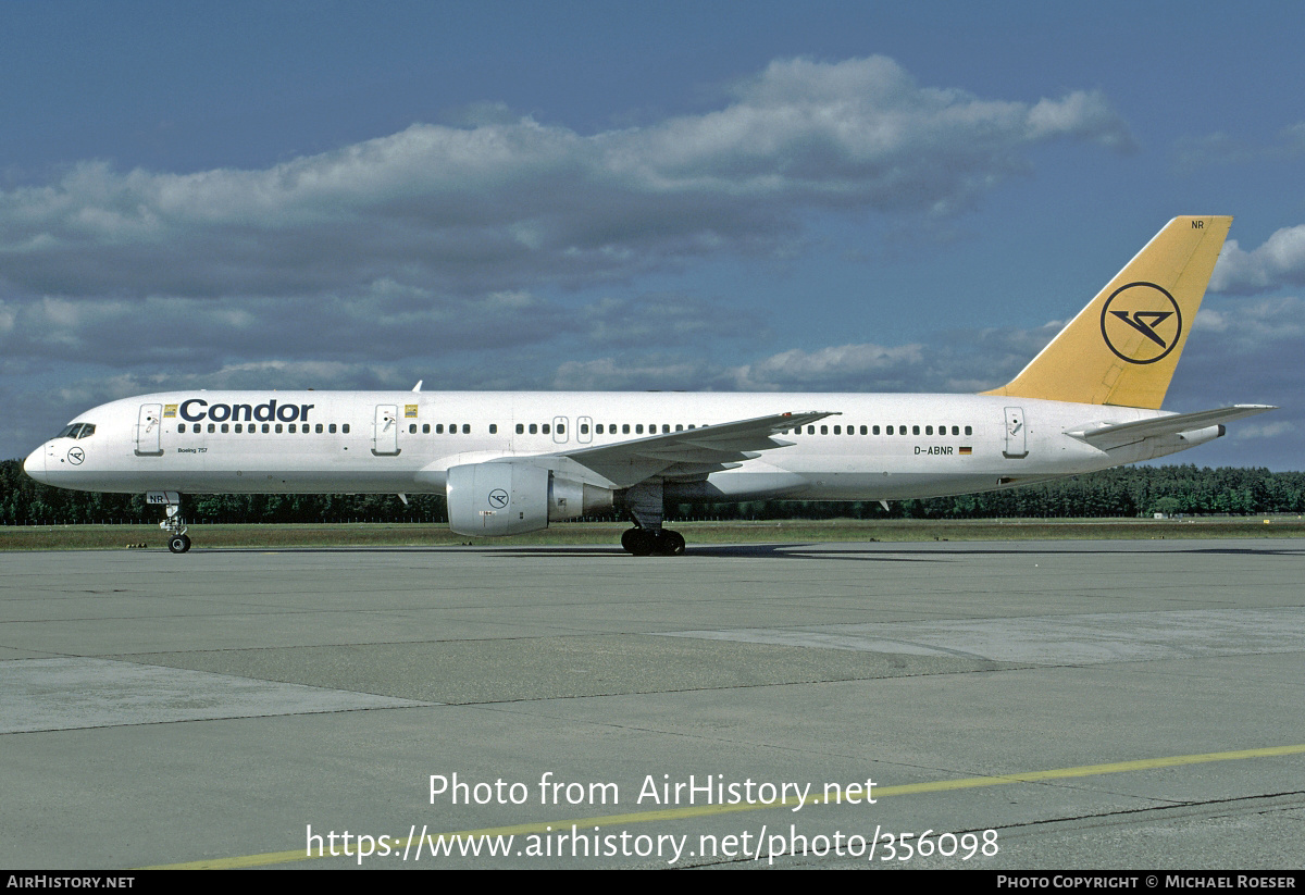 Aircraft Photo of D-ABNR | Boeing 757-230 | Condor Flugdienst | AirHistory.net #356098