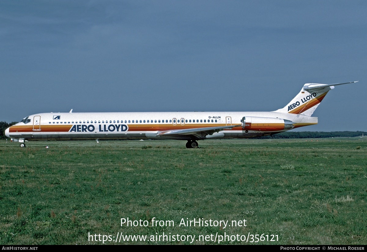 Aircraft Photo of D-ALLN | McDonnell Douglas MD-83 (DC-9-83) | Aero Lloyd | AirHistory.net #356121