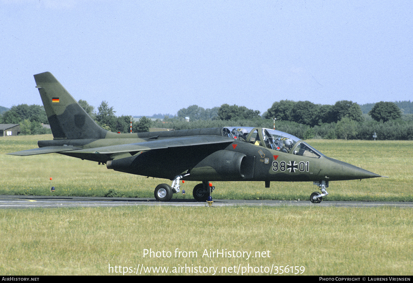 Aircraft Photo of 9801 | Dassault-Dornier Alpha Jet | Germany - Air Force | AirHistory.net #356159